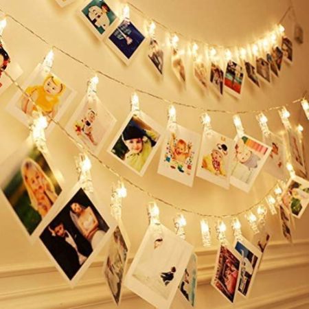 Photo Clip LED String Lights for Photo Hanging