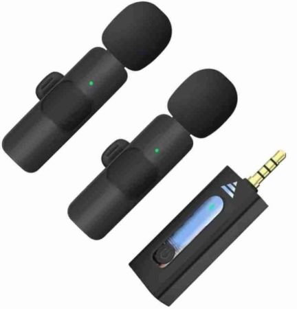 K35 Dual Mic Wireless Microphone