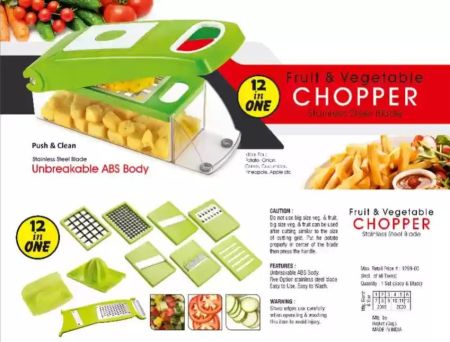 FRUIT & VEGETABLE 12 IN 1 CHOPPER